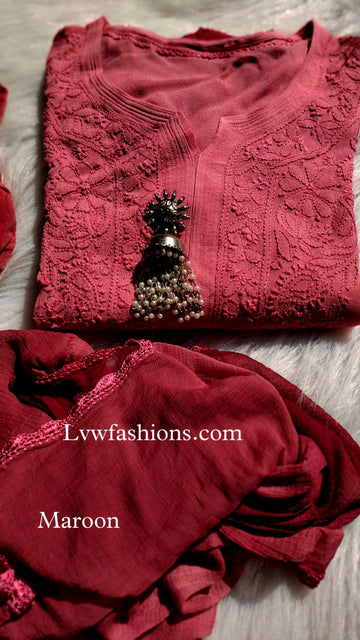 'Alfaat' Kurtas With Beautiful Shades With Slip