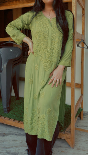 Premium soft Modal Pure Handcrafted Stylish Long Kurta