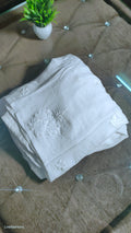 Beautiful premium georgette Chikankari skirt by LVW Fashions with intricate handmade Lucknow Chikankari embroidery.