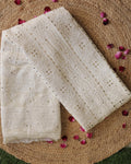 Luxurious Fariha Georgette Chikankari Kurta Dupatta set by LVW Fashions, unstitched and dyeable with intricate Lucknow-style embroidery.
