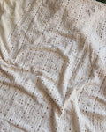 Luxury LVW Fashions Georgette Chikankari Kurta Dupatta set with intricate Kamdani embroidery, unstitched and dyeable for customization.