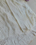 Luxurious Fariha Georgette Chikankari Kurta Dupatta set by LVW Fashions, handmade Lucknow embroidery, unstitched and dyeable.