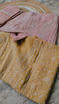 Handmade Lucknow Chikankari Kurta by LVW Fashions with intricate embroidery, showcasing traditional craftsmanship and elegant design.