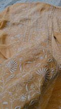 Handmade Lucknow Chikankari kurta by LVW Fashions, featuring intricate embroidery and traditional craftsmanship.
