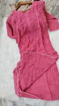 Handmade Chikankari Kurta by LVW Fashions featuring intricate Lucknow embroidery and traditional craftsmanship.