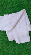 Handmade Chikankari Plazzo Pant from LVW Fashions, featuring intricate embroidery and traditional Lucknow chikankari design.
