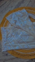 Heavy premium georgette Chikankari plazzos from LVW Fashions featuring intricate Lucknow-style hand embroidery.