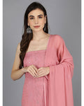 Handmade Chikankari Kurta and Dupatta set in premium Georgette, crafted by LVW Fashions with intricate Lucknow Chikankari embroidery.