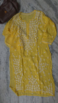 Handmade LVW Fashions Chikankari kurta set with unique plazzo design, premium georgette fabric, and luxurious Kamdani add-on.