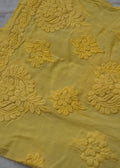 Handmade Lucknow Chikankari Kurta set with unique plazzo design, premium georgette fabric, luxurious look, and Kamdani add-on by LVW Fashions.