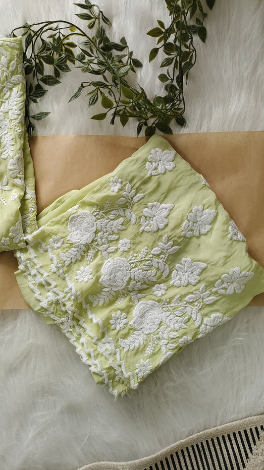 Azhel Co-ord Set With back And Sleeves Embroidery Special (One Creation)
