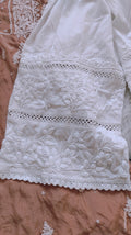 Handmade Chikankari Kurta and matching co-ord set by LVW Fashions, featuring intricate Lucknow embroidery in a beautiful premium design.