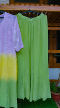 LVW Fashions Cassata Co-ord Set with luxurious georgette fabric and intricate handmade Lucknow Chikankari embroidery.