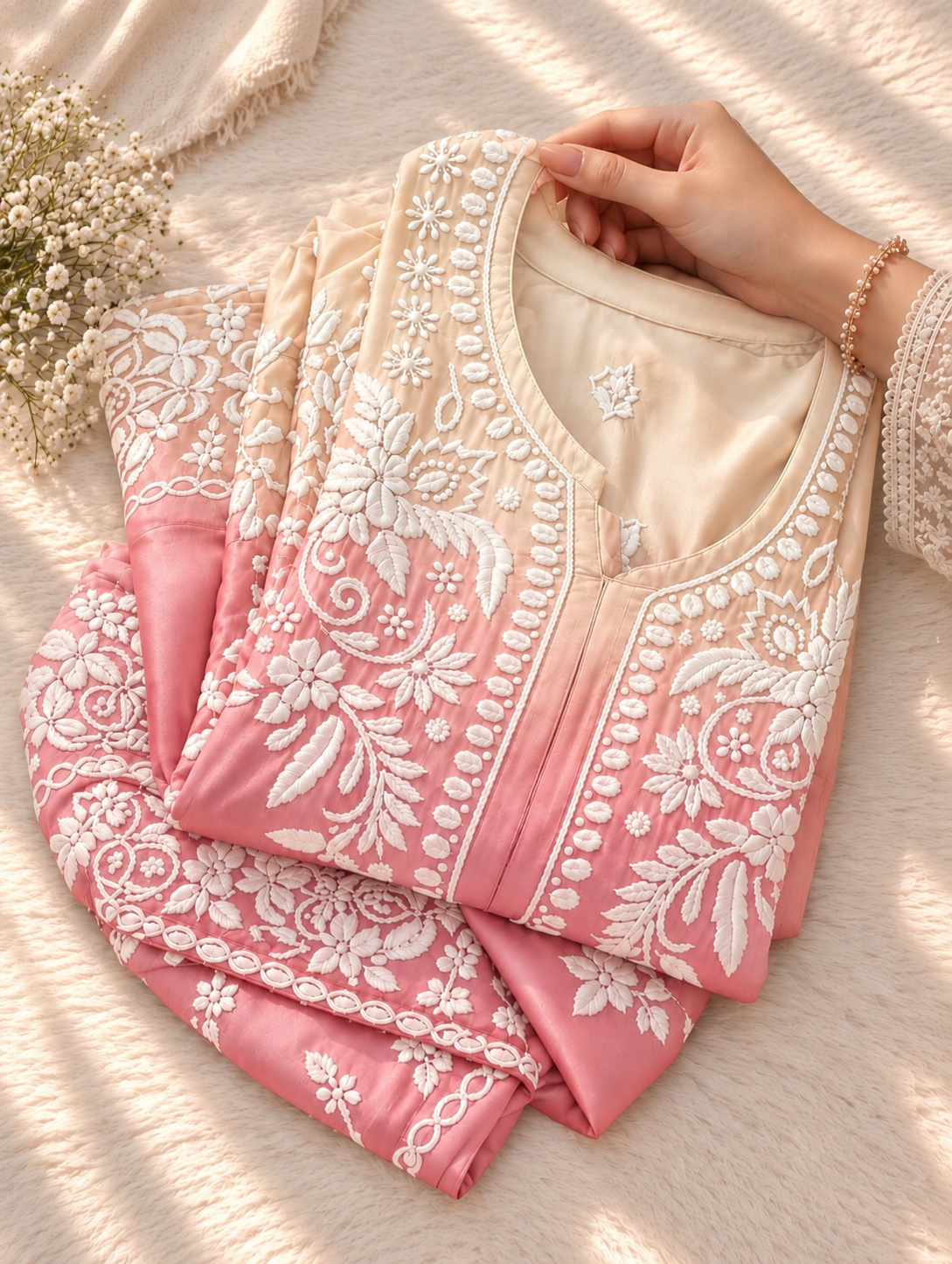 Chikankari kurti 