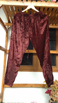 Handcrafted Kashmiri Makhmal Chikankari kurta by LVW Fashions, showcasing intricate embroidery and luxurious, soft warm fabric.