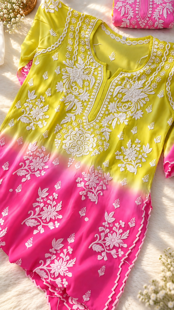 Chikankari kurti