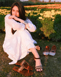 Elegant white Adaya premium georgette Chikankari kurta by LVW Fashions, showcasing intricate Lucknow-style hand embroidery.