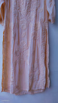 Deep amethyst LVW Fashions handmade Chikankari kurti in premium modal soft silk cotton with intricate Lucknow embroidery.