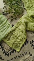 Mustaan Premium Georgette Chikankari long kurta by LVW Fashions with heavy embroidery and lightweight luxurious fabric.
