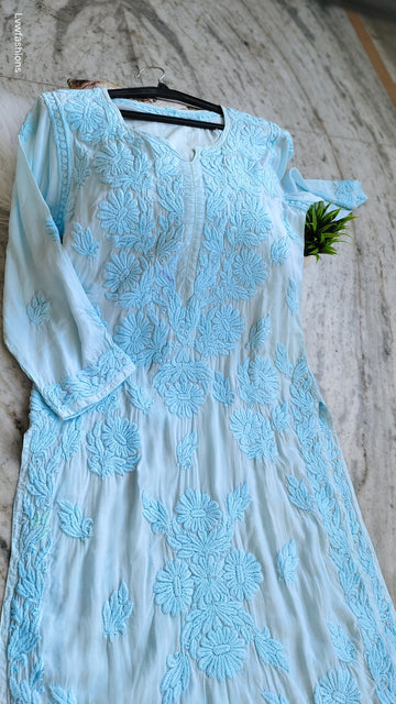 Plus Love Premium Soft Modal Chikankari Kurta