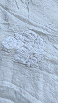 Red Dove Slik Premium Muslin Chikankari Kurta by LVW Fashions, handmade Lucknow chikankari soft kurta for women.