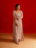 LVW Fashions Resham Series pure handcrafted georgette long chikankari kurti set with intricate Lucknow chikankari embroidery.