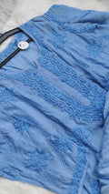 Premium soft silk long kurta with intricate pure handcrafted Lucknow chikankari embroidery by LVW Fashions.