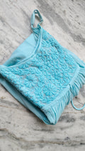 Handmade Tulip Premium Georgette Chikankari Tunic by LVW Fashions featuring intricate Lucknow Chikankari embroidery.