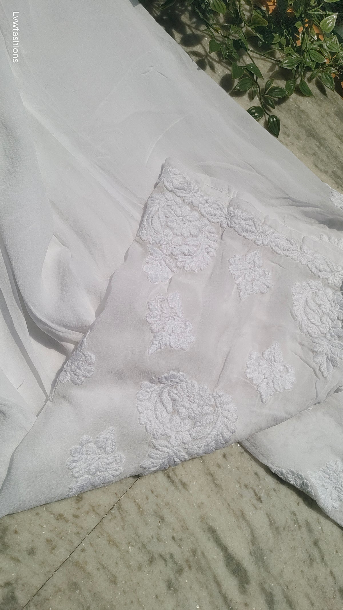 Zainab Premium Silk Soul Colour Combination Kurta set by LVW Fashions, handmade Lucknow Chikankari silk kurta with intricate embroidery.