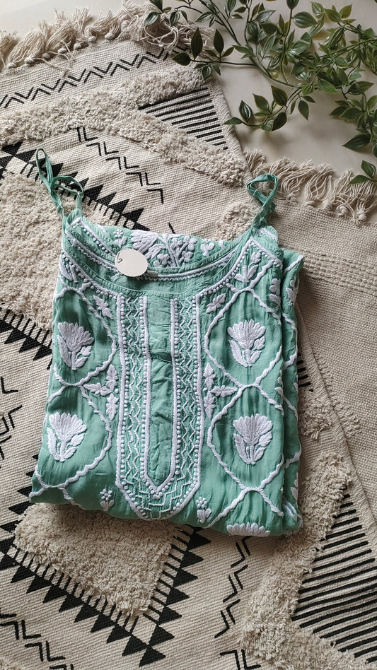 Tulip Beautiful Premium crepe silk Pure Handcrafted Tunic