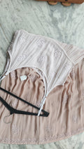 Pretty Tulip Premium Georgette Chikankari Tunic by LVW Fashions, handmade Lucknow chikankari kurta with intricate embroidery.