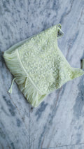 Handmade Tulip Premium Georgette Chikankari Tunic by LVW Fashions, featuring intricate Lucknow Chikankari embroidery.