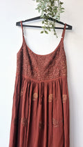 Handmade Tulip Straps Georgette Chikankari Tunic by LVW Fashions, featuring intricate Lucknow chikankari embroidery.