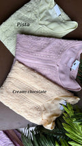 Pink Love Colours premium georgette chikankari long kurta by LVW Fashions, pure handmade with intricate Lucknow craftsmanship.