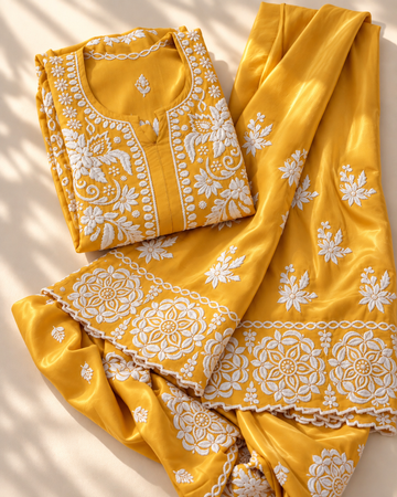 Shine 2.0 Azhel Co-ord Set With back And Sleeves Embroidery Special (One Creation)