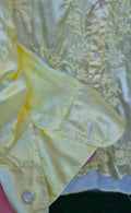 Stylish premium silk Chikankari handcrafted shirt by LVW Fashions featuring intricate Lucknow Chikankari embroidery.
