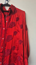 Stylish premium silk handcrafted Chikankari kurta by LVW Fashions, featuring intricate Lucknow embroidery and luxurious fabric.