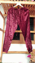 Tyrian pink Makhmal handcrafted Chikankari co-ord set by LVW Fashions, featuring traditional Lucknow chikankari embroidery.