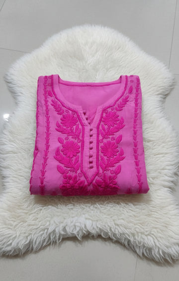 Premium Soft Cotton Silk Chikankari co-ord Set Unique Design of Plazzos