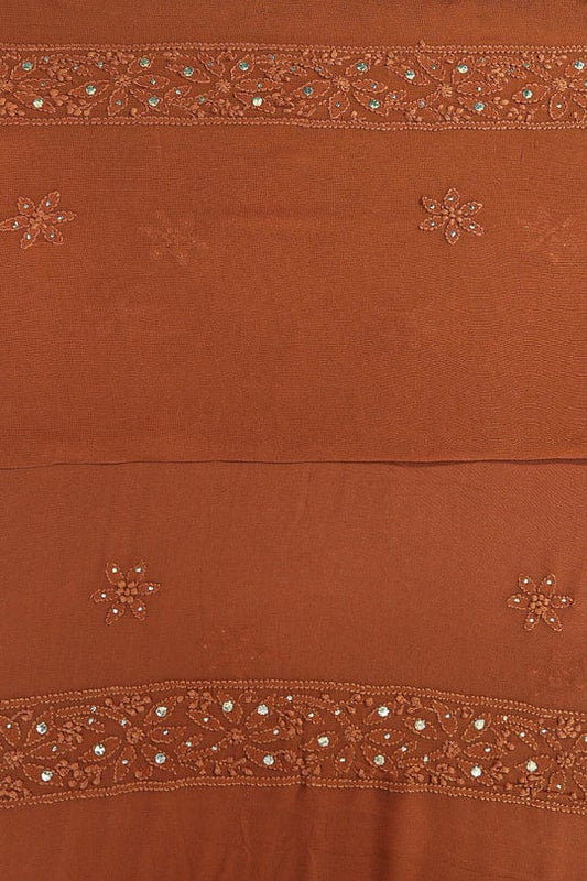 Noori Premium Georgette Chikankari Luxurious Kurta Dupatta suit Set