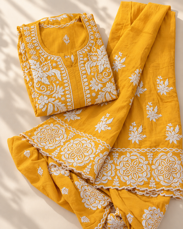 Shine 2.0 Azhel Co-ord Set With back And Sleeves Embroidery Special (One Creation)