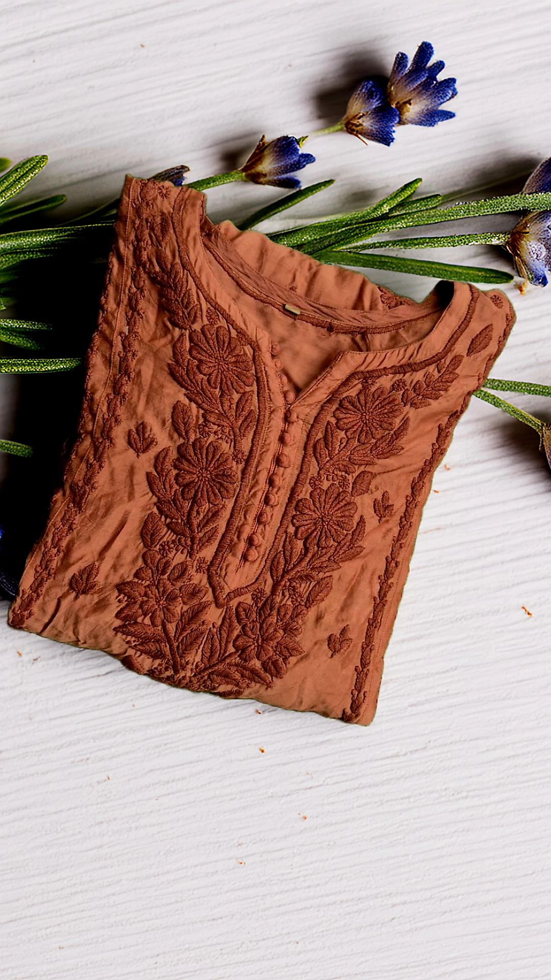 Coco Premium Mul Silk Oversized Chikankari Long Kurta