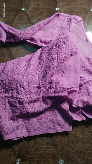Noori Unique Design Sharara Chikankari Kurta Set