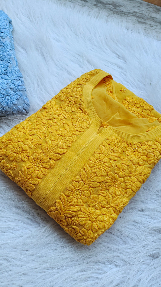Luminara Luxurious Look Premium Georgette Chikankari kurtas
