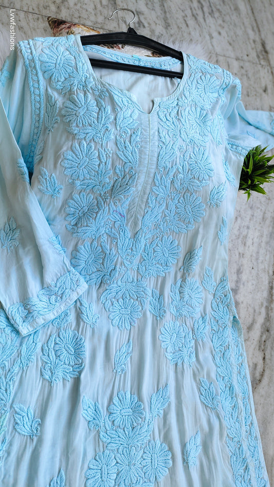 Plus Love Premium Soft Modal Chikankari Kurta