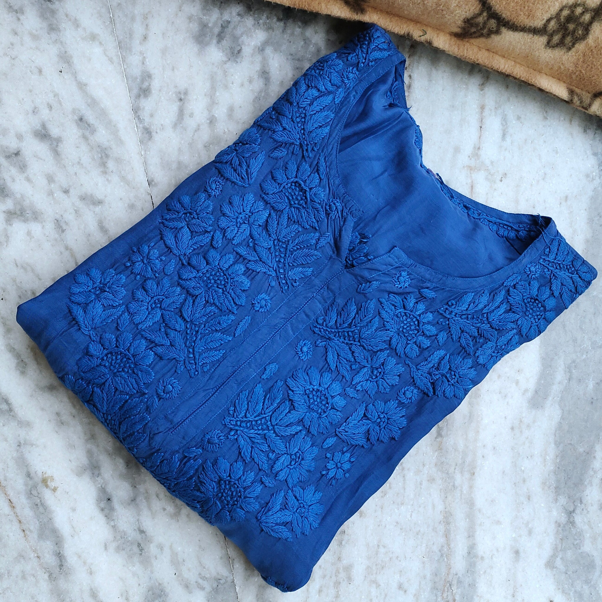 Premium Soft Modal cotton Chikankari Long Kurta
