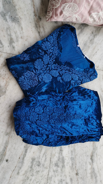 Get Ready For Winter Kashmiri Makhmal Pure Handcrafted Chikankari embroidery Soft & warm Luxurious Craft