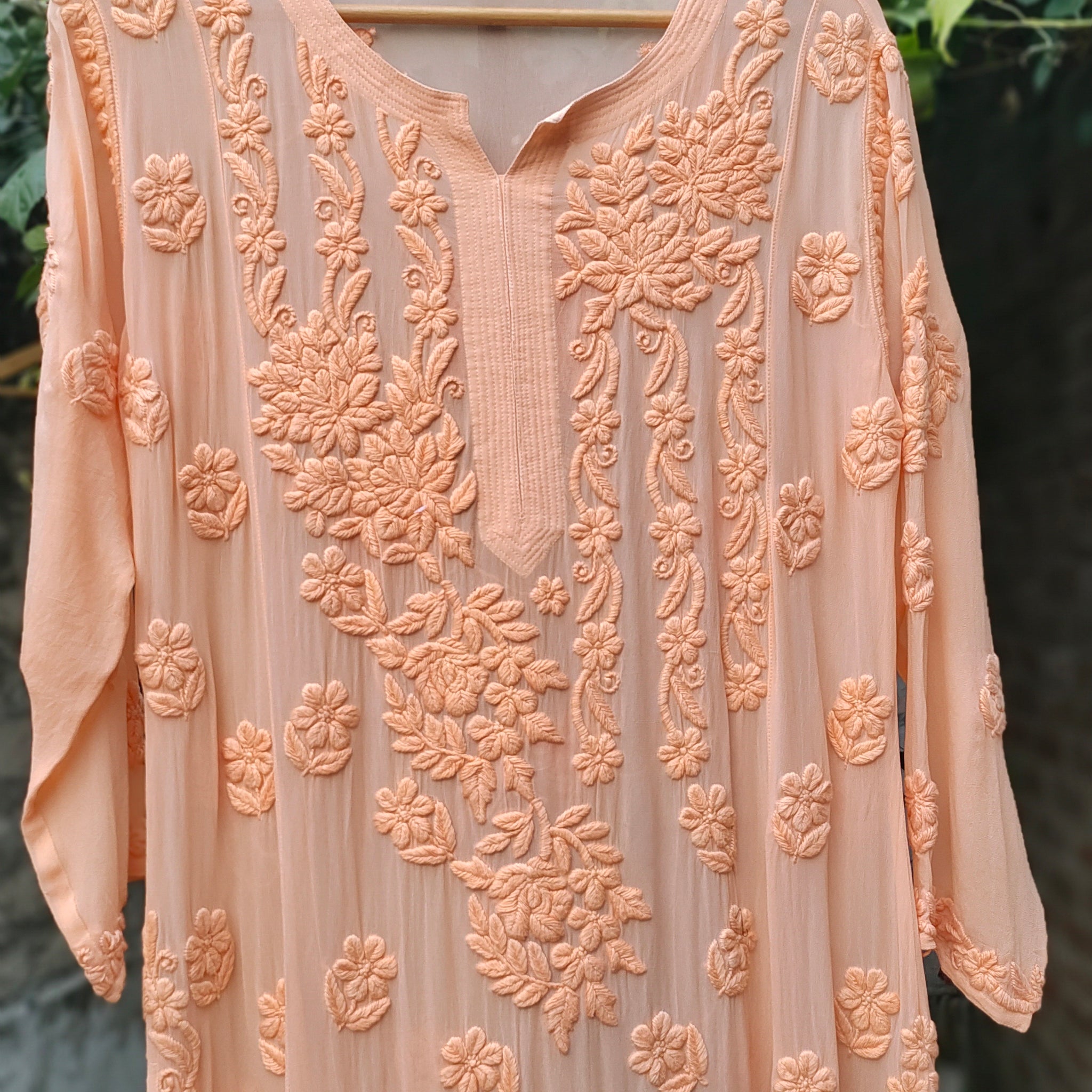 Saba Gulab Pastel Colours Premium Georgette Kurtas