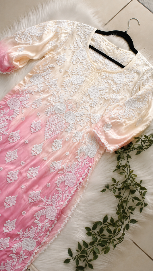 Azhel  Co-ord Set With back And Sleeves Embroidery Special (One Creation)