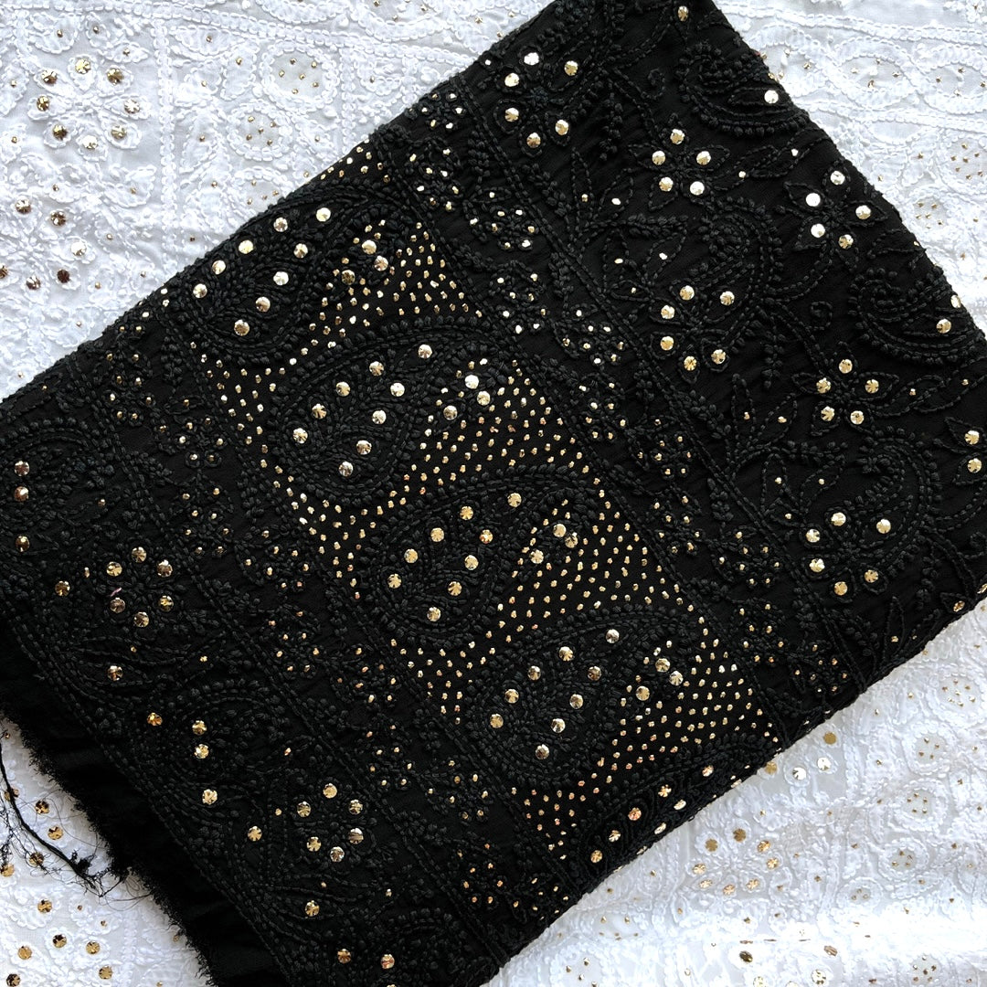 Beautiful Premium Georgette Unstitched Kurta Dupatta Piece (Ideal For Plus Sizer)